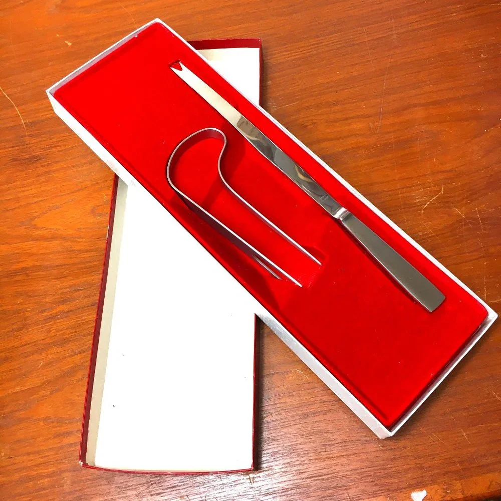LANTANA Capri Italy Carving Set  70's MCM Stainless Steel Vtg